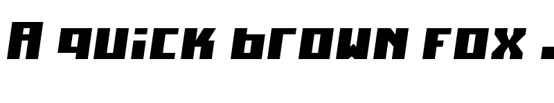 Preview of Kiloton Condensed Italic Normal font