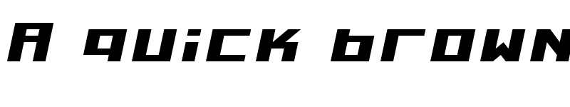 Preview of Kiloton Italic talic font