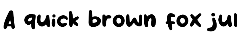 Preview of Kimbab Regular font