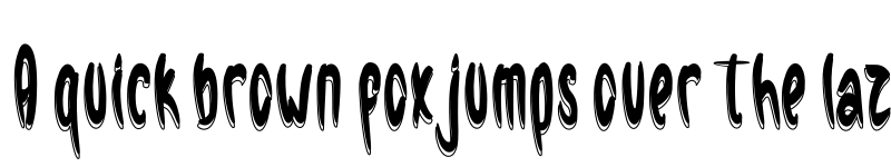 Preview of Kimmonoro Horror Regular font