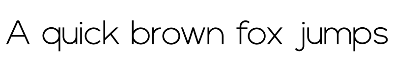 Preview of Kincrev Regular font