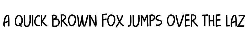 Preview of kindly late Regular font