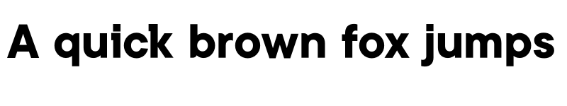 Preview of Kinetic Sans Bold font