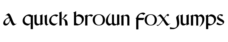 Preview of King Castle Regular font