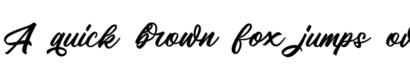 Preview of Kingham Regular font