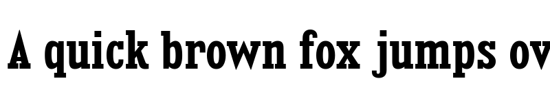 Preview of Kingsbridge Condensed Bold font