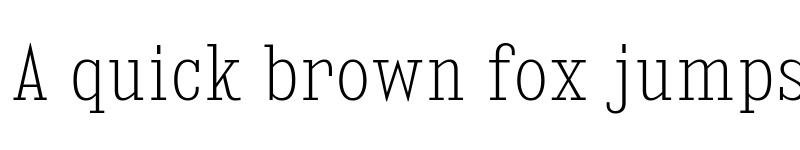 Preview of Kingsbridge Condensed ExtraLight font