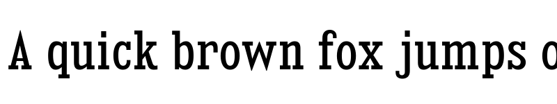 Preview of Kingsbridge Condensed font