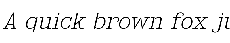 Preview of Kingsbridge Expanded ExtraLight Italic font
