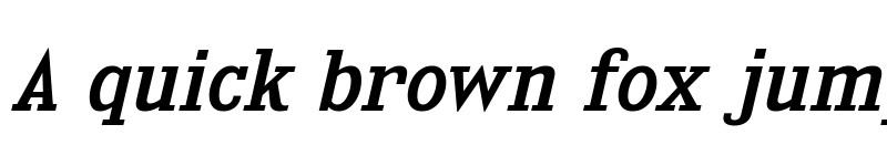 Preview of Kingsbridge Italic font