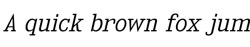 Preview of Kingsbridge Light Italic font