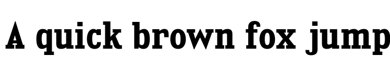 Preview of Kingsbridge SemiCondensed Bold font