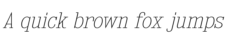 Preview of Kingsbridge SemiCondensed UltraLight Italic font