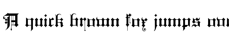 Preview of KingsCross Regular font