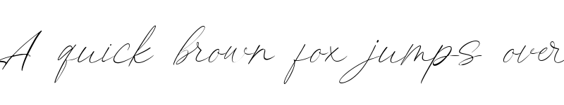 Preview of Kingston Signature Regular font