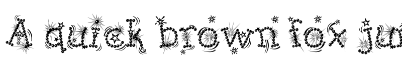 Preview of Kingthings Flashbang regular font