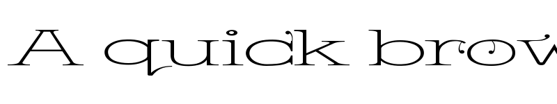 Preview of Kingthings Serifique UL Wide Wide font