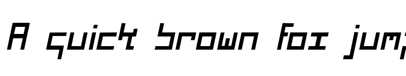 Preview of Kinkub flat Italic font