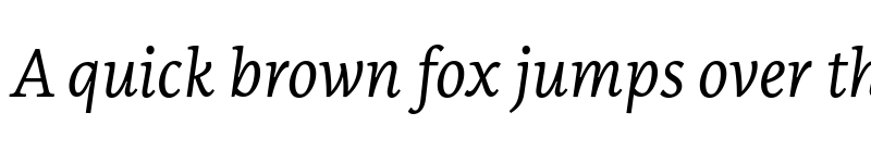 Preview of Kiperman Italic font