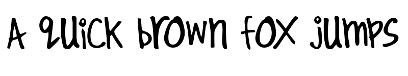 Preview of Kirby Regular font