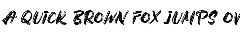 Preview of Kirens Brush DEMO Regular font