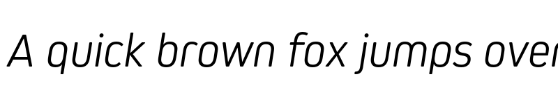 Preview of Kiro Light Italic font