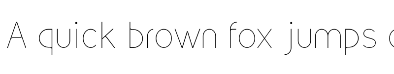 Preview of Kirvy Thin font