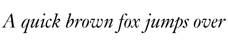 Preview of Kis BT Italic font