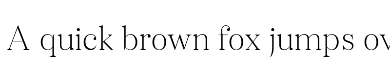 Preview of Kisba Nova Headline Test Thin font