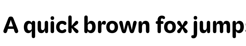 Preview of KitRounded Bold font