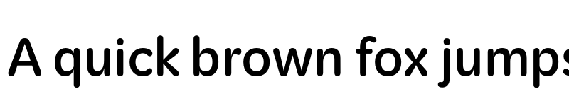 Preview of KitRounded Medium font