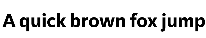 Preview of KitSans Bold font