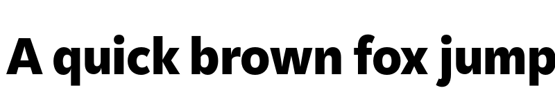 Preview of KitSans ExtraBold font