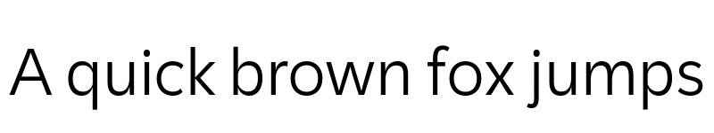 Preview of KitSans Light font