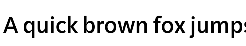 Preview of KitSans Medium font