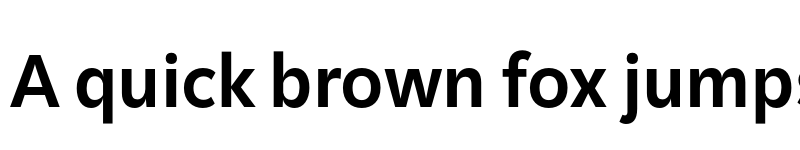 Preview of KitSans SemiBold font