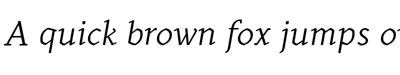 Preview of Kitsch Text Trial Book Italic font