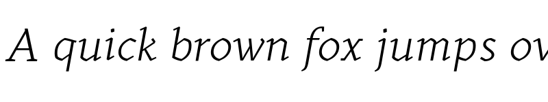 Preview of Kitsch Text Trial Light Italic font