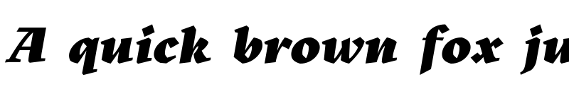 Preview of Kitsch Trial Black Italic font