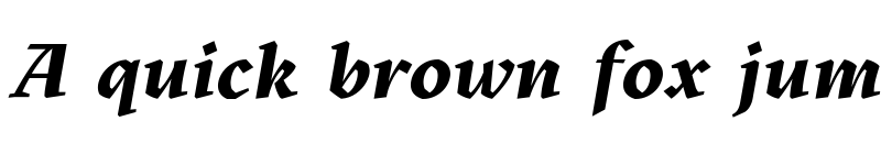 Preview of Kitsch Trial Bold Italic font