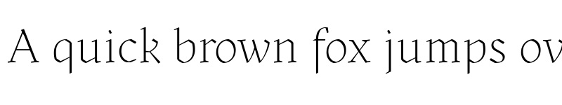 Preview of Kitsch Trial Extralight font