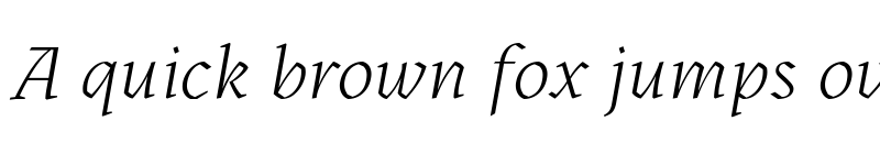 Preview of Kitsch Trial Light Italic font