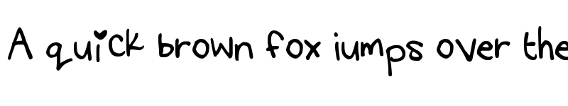 Preview of Kittyspoon Medium font