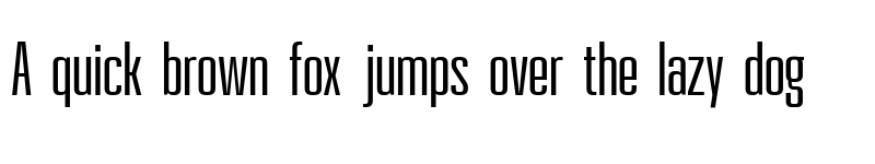 Preview of Kizo Condensed font