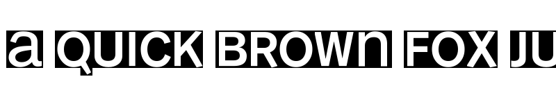 Preview of KL1 MonoSans Invers font