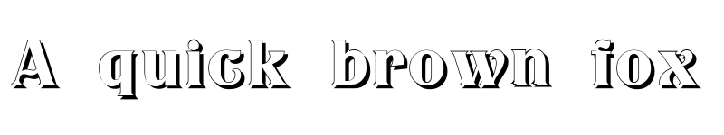 Preview of Klarissa Shadow Regular font