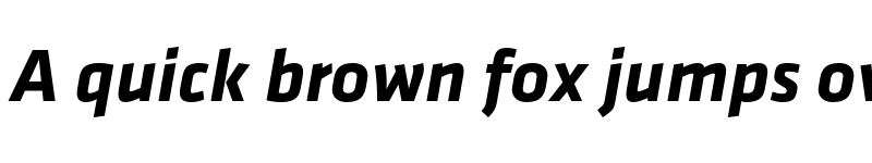 Preview of Klavika Basic Bold Italic font