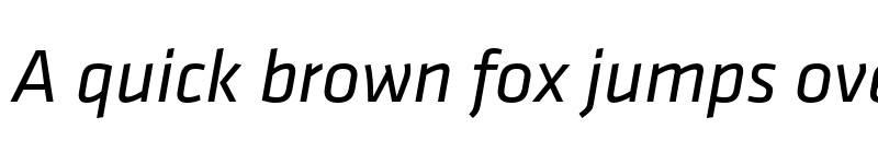 Preview of Klavika Basic Italic font