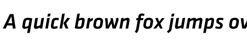 Preview of Klavika Basic Medium Italic font