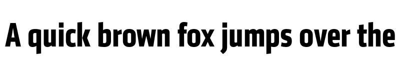 Preview of Klavika Condensed Bold font